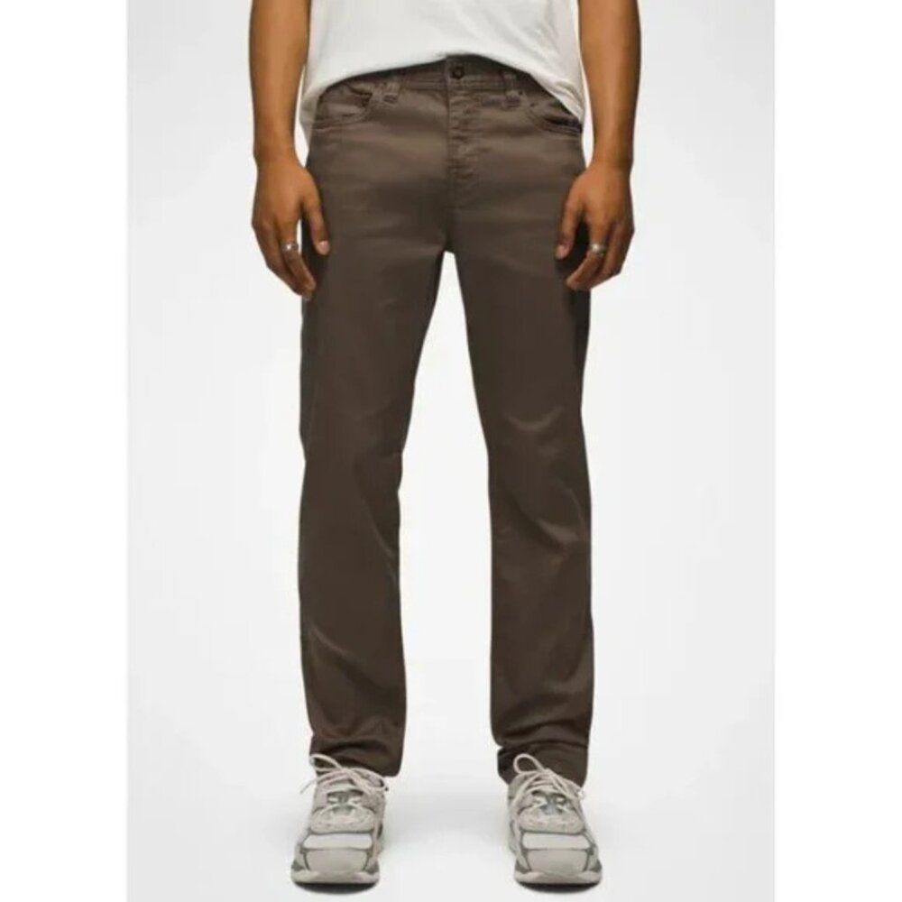 Prana Bridger Straight Leg Jeans Mud Brown NWT Size 42 x 28 Neutral Outdoors
